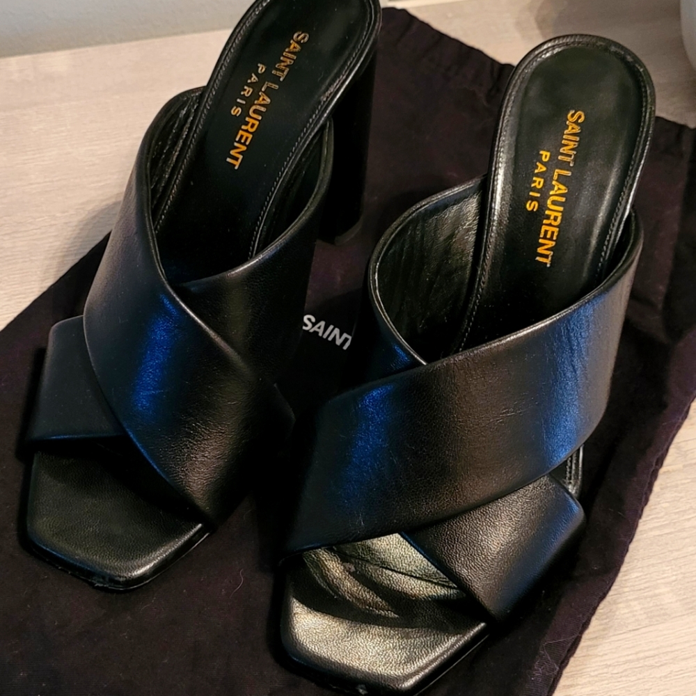 Yves Saint Laurent Lou Lou Mule Shoes 37